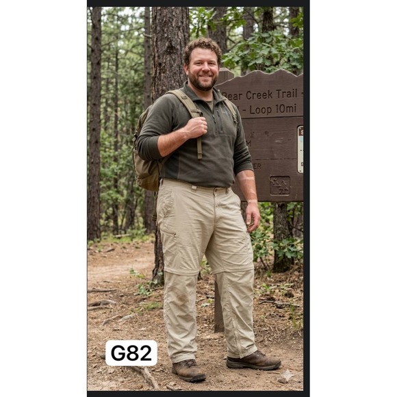 Exofficio Other - ExOfficio BugsAway Convertible Hiking Pants Mens 36x32 Tan Nylon Insect Shield